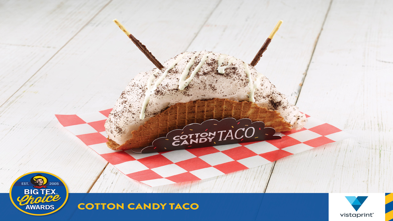 Cotton Candy Taco wins 'most creative' at 14th Annual Big Tex...